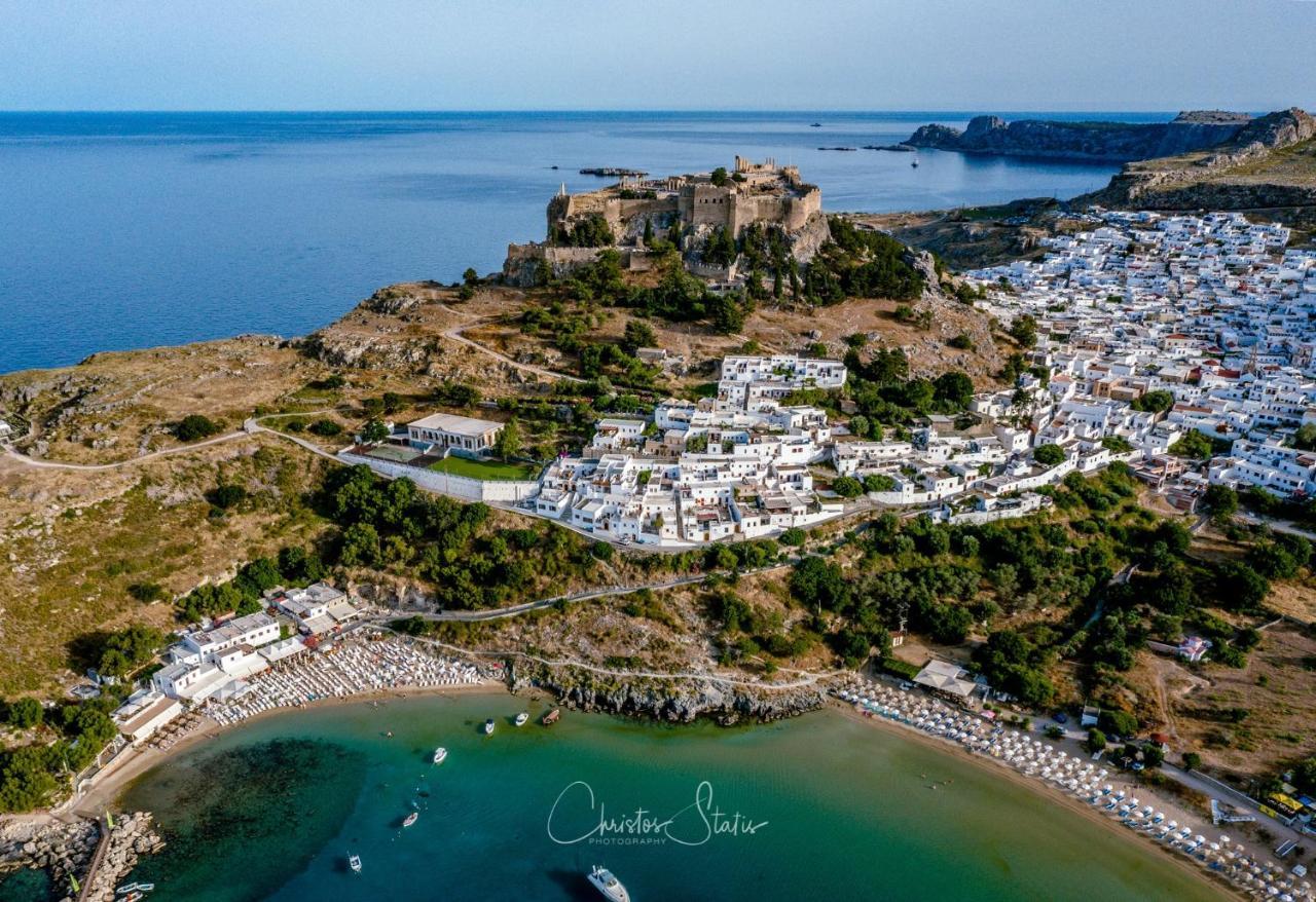Villa Shore Summer House With Jacuzzi And Sea View !!! Líndos